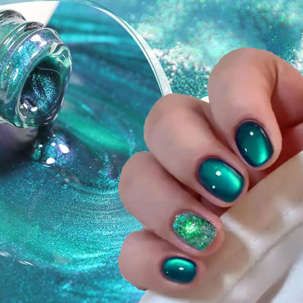 Glass Bead Cat Eye Magnetic Gel Born Pretty - Dreamy Sea - Image 3