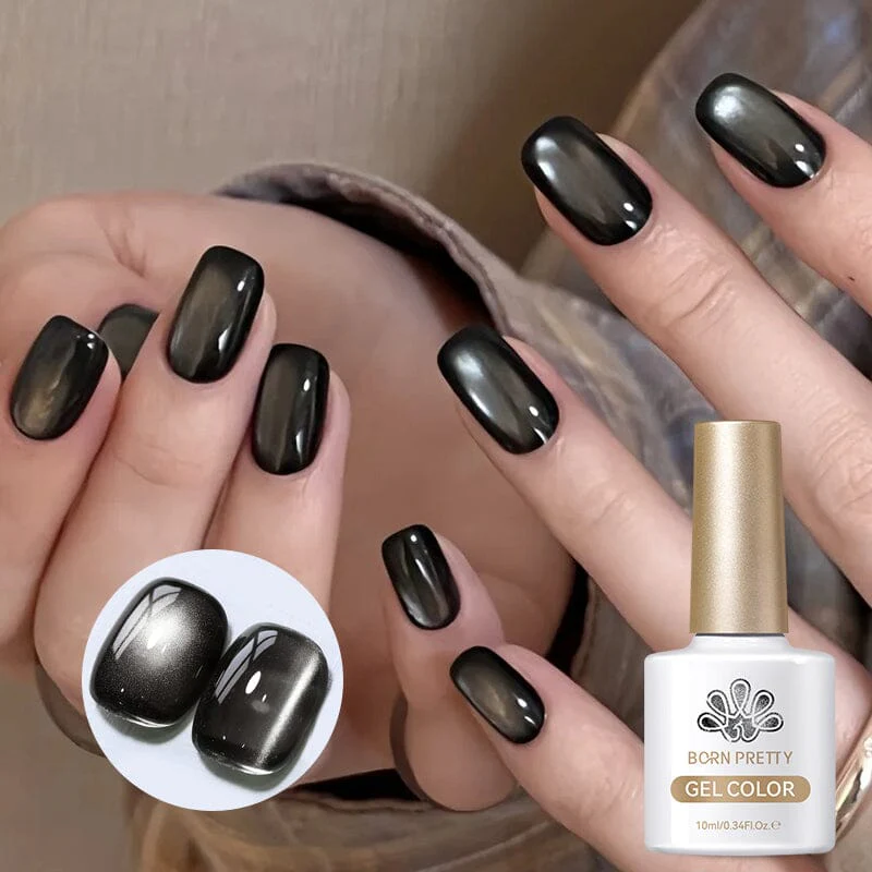 Glass Black Cat Eye Magnetic Gel Born Pretty
