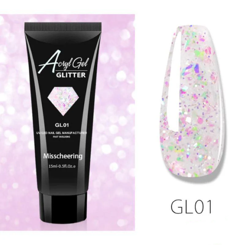 Glitter PolyGel - Gel In A Tube - Image 5