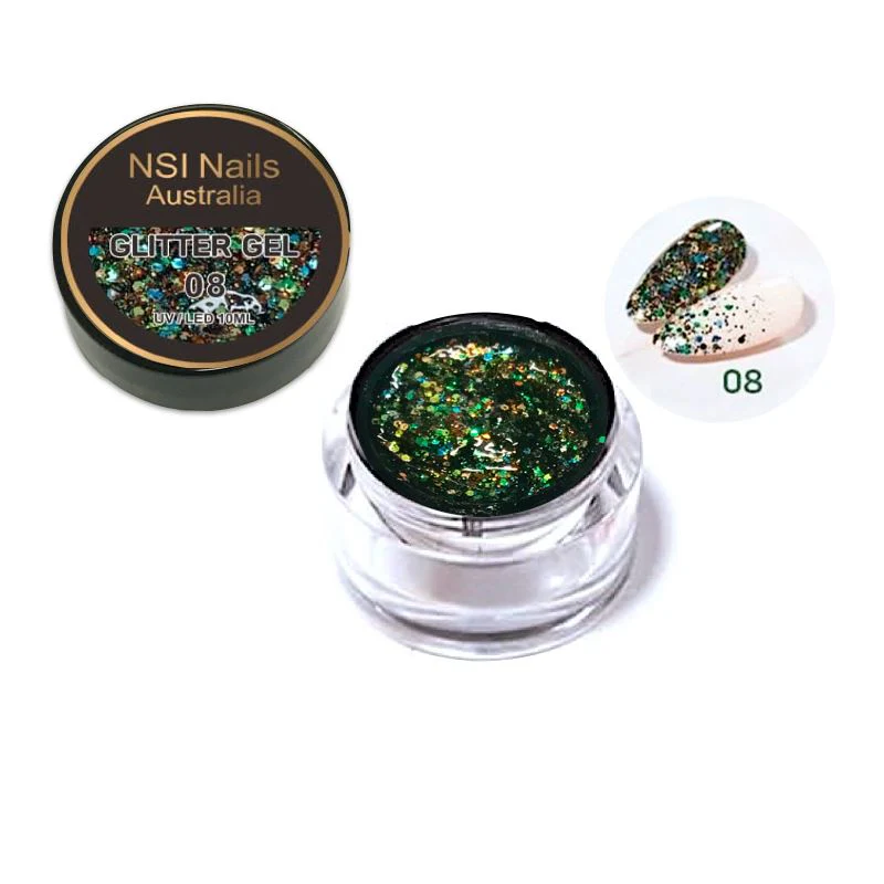 Glitter Sequins Gel 10ml Jar - Image 10
