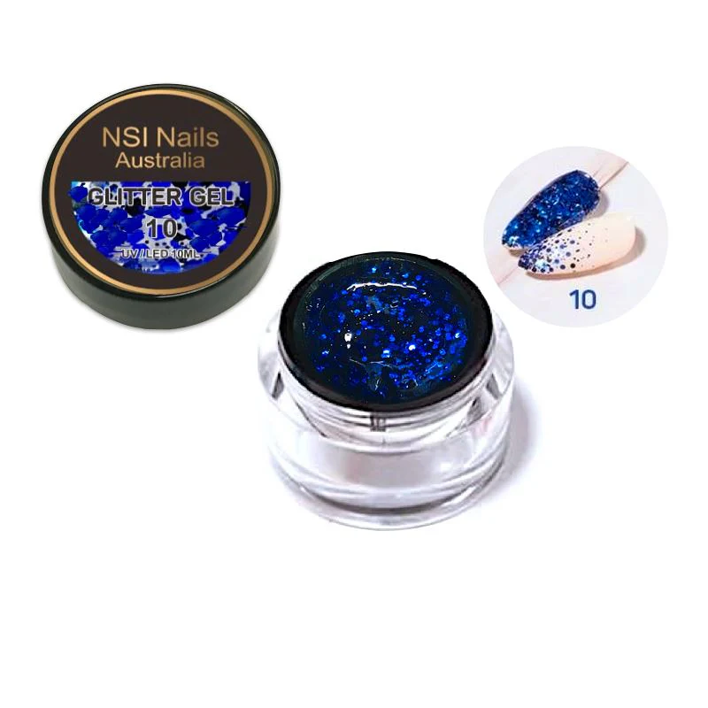 Glitter Sequins Gel 10ml Jar - Image 12