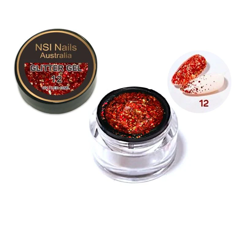 Glitter Sequins Gel 10ml Jar - Image 14