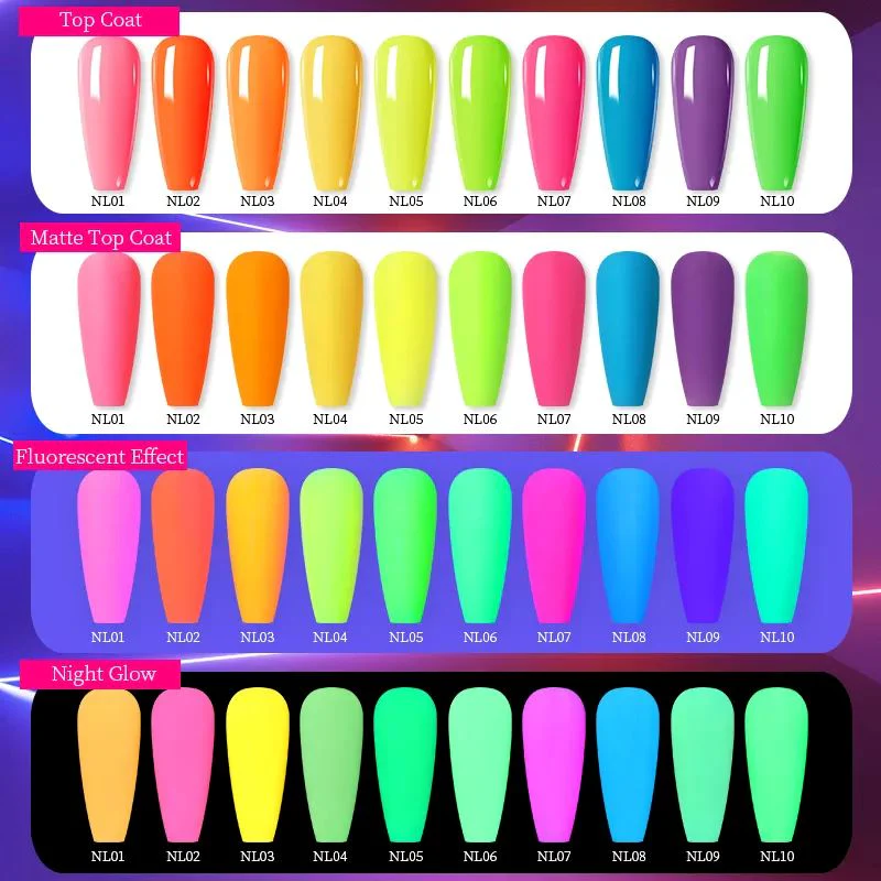 Glow-In-Dark Fluorescent Gel Polish Born Pretty - Image 5