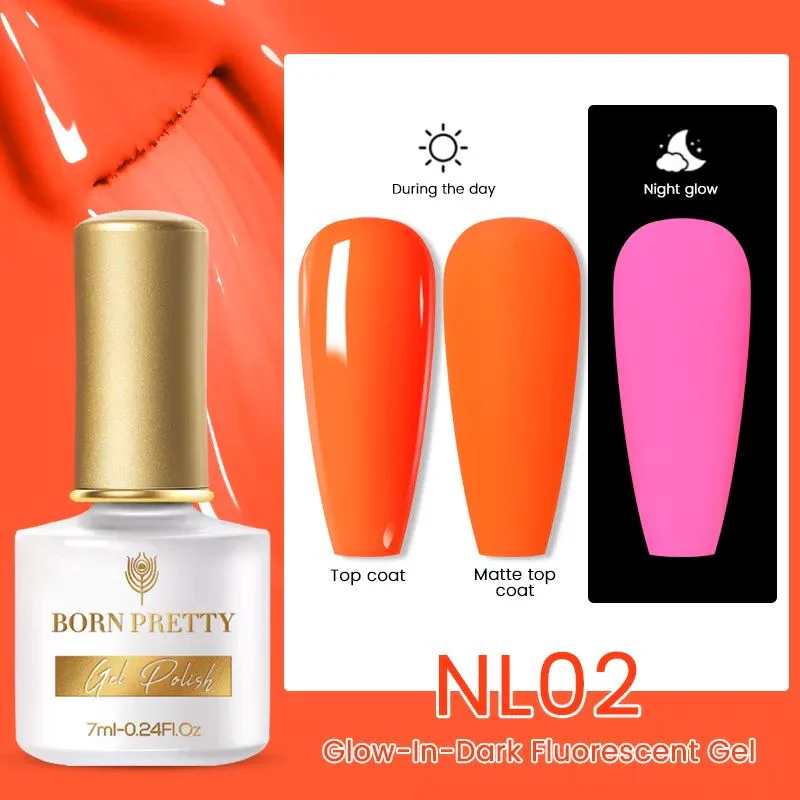 Glow-In-Dark Fluorescent Gel Polish Born Pretty - Image 9