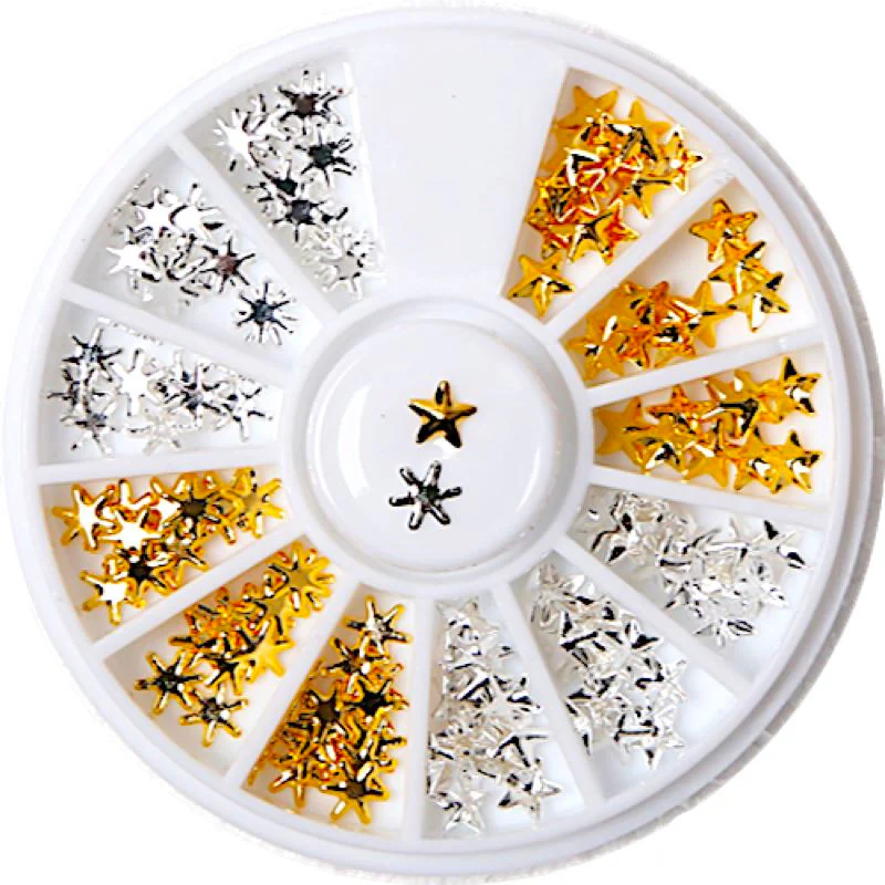 Gold & Silver Nail Art Decoration Wheels - Image 10