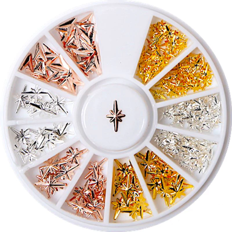 Gold & Silver Nail Art Decoration Wheels - Image 11