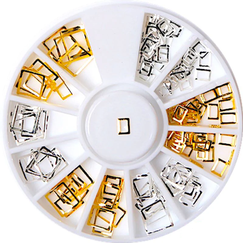 Gold & Silver Nail Art Decoration Wheels - Image 12