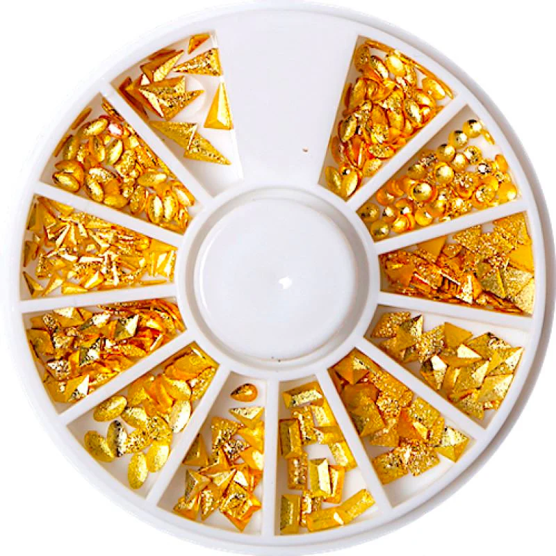 Gold & Silver Nail Art Decoration Wheels - Image 13