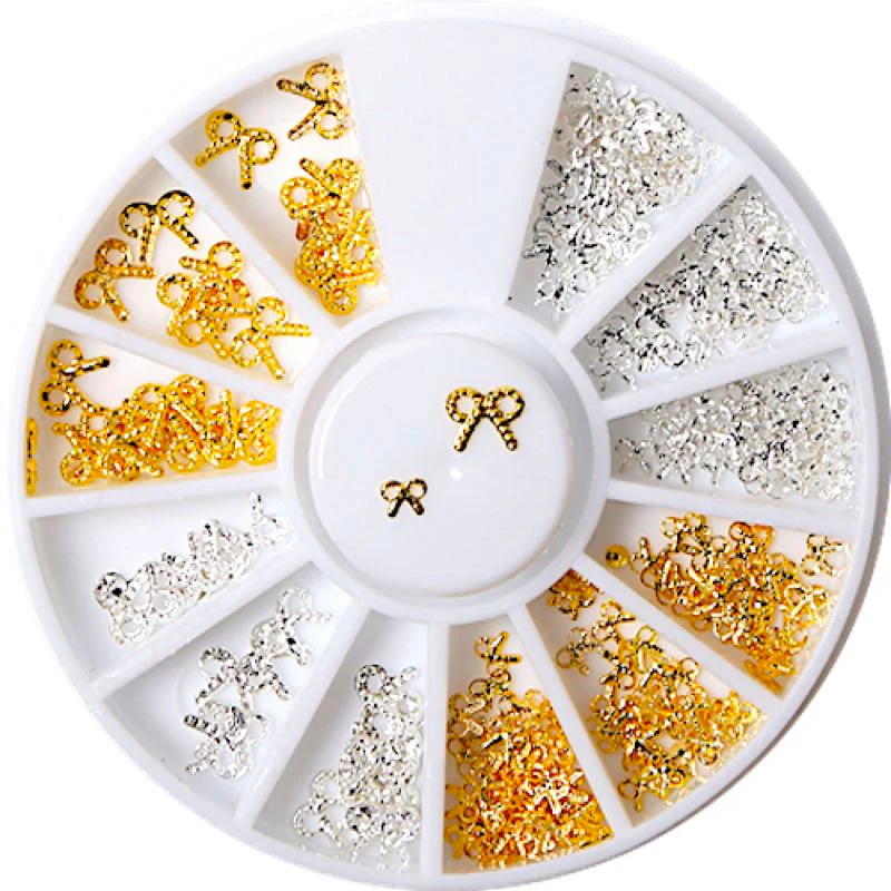 Gold & Silver Nail Art Decoration Wheels - Image 16