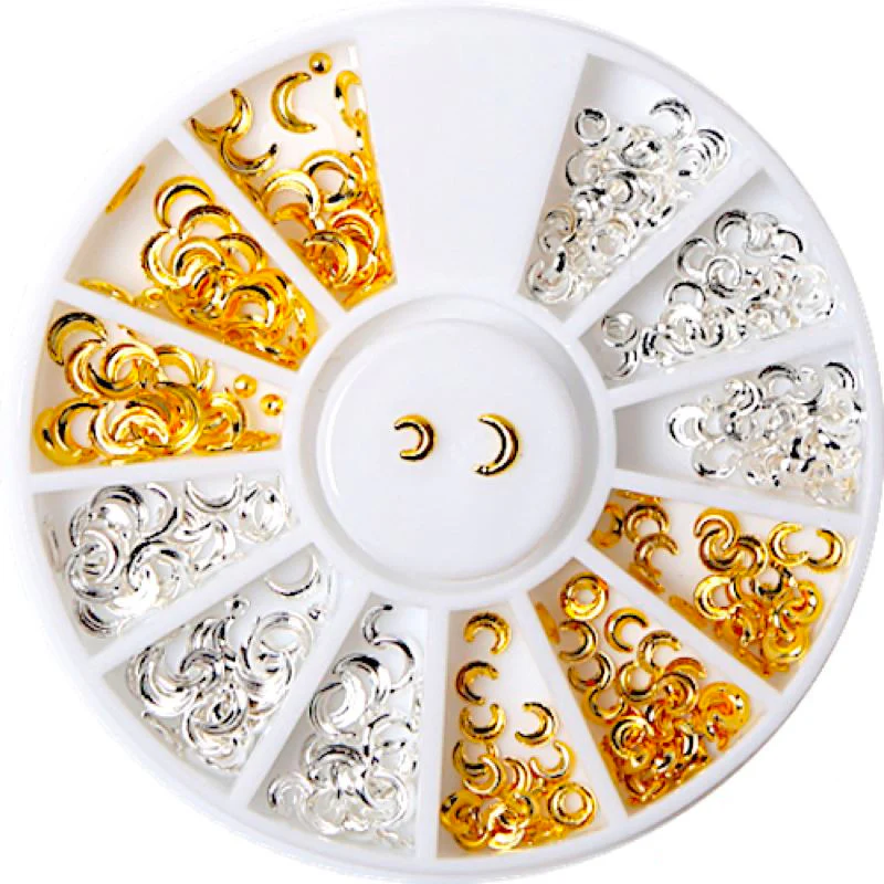 Gold & Silver Nail Art Decoration Wheels - Image 17