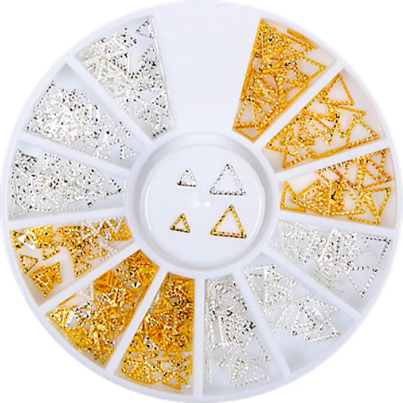 Gold & Silver Nail Art Decoration Wheels - Image 18