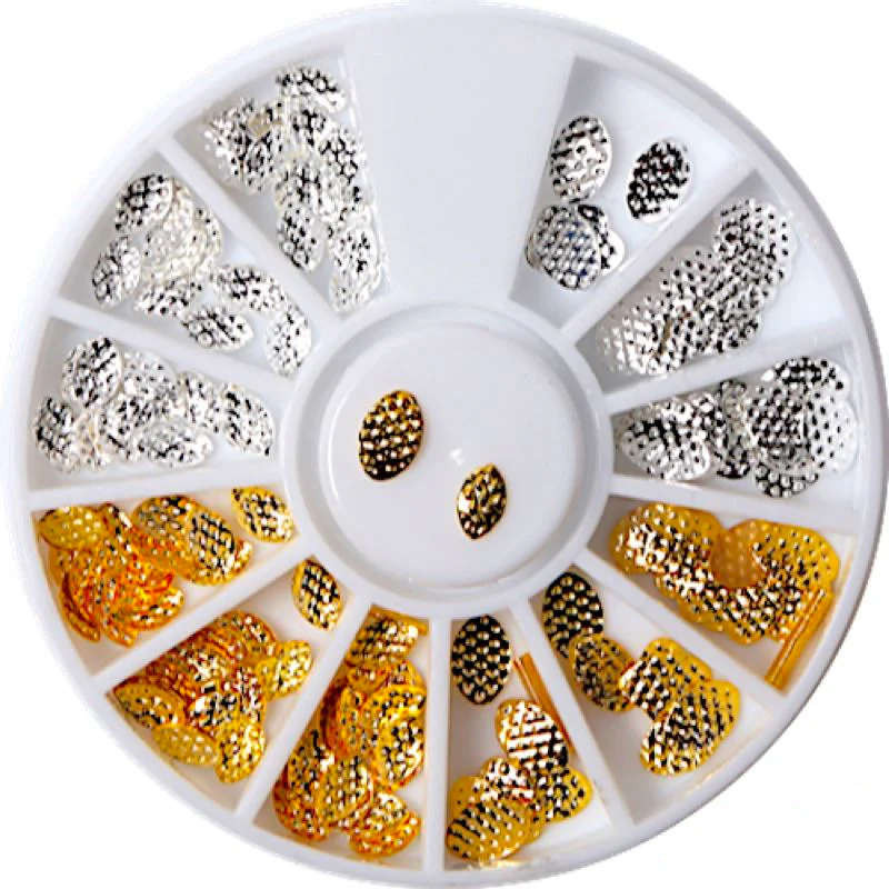 Gold & Silver Nail Art Decoration Wheels - Image 22