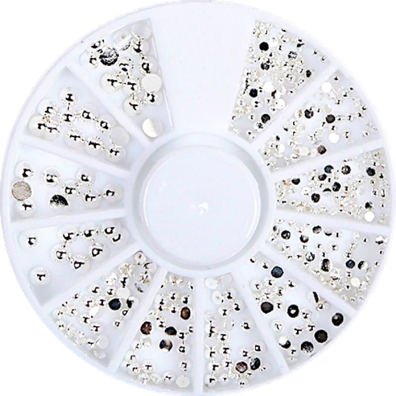 Gold & Silver Nail Art Decoration Wheels - Image 28