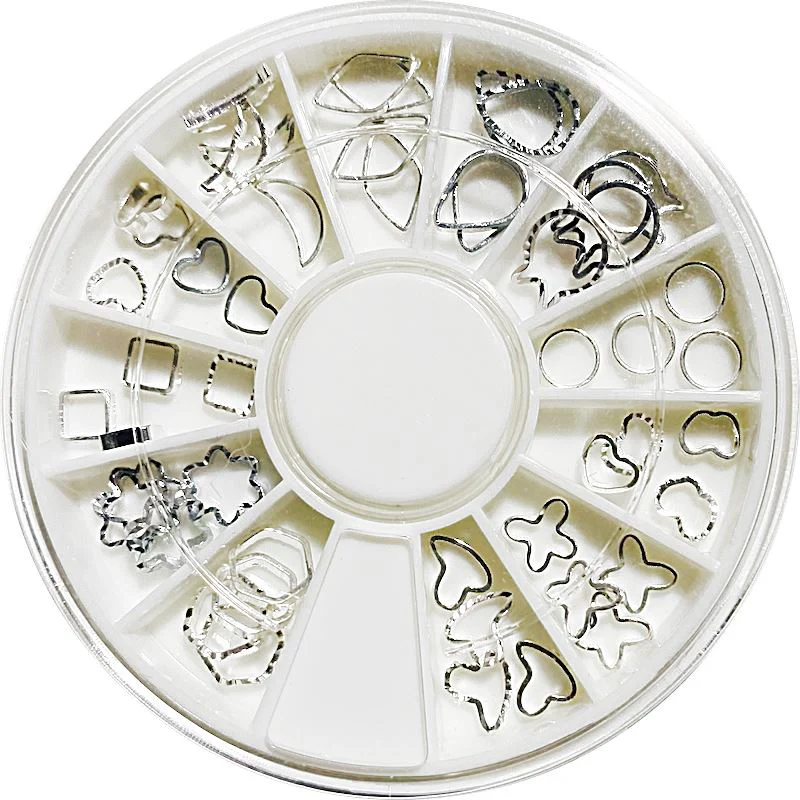 Gold & Silver Nail Art Decoration Wheels - Image 31