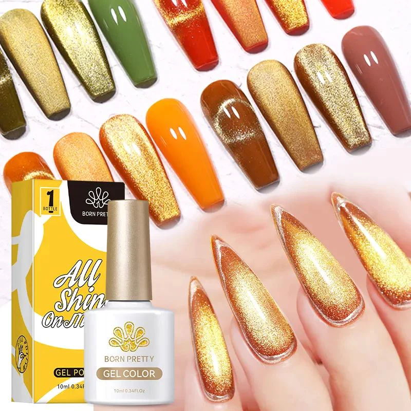 Gold Snowlight Cat Eye Magnetic Gel Born Pretty - Image 4