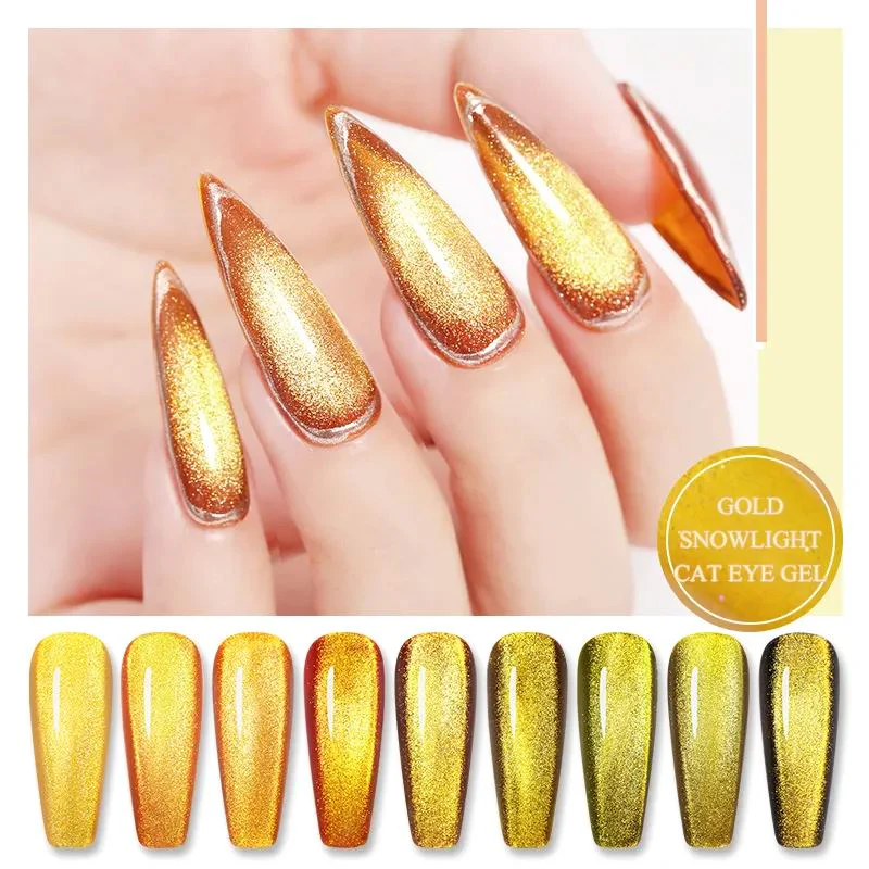 Gold Snowlight Cat Eye Magnetic Gel Born Pretty - Image 5