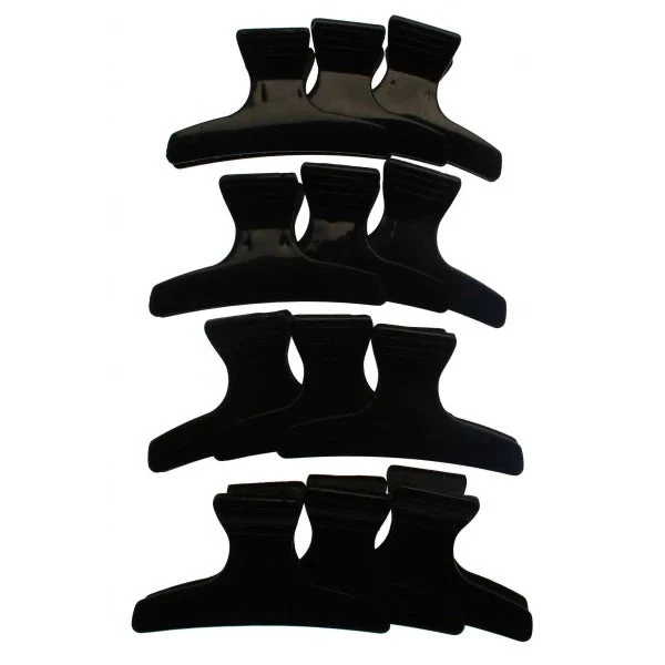Hair Butterfly Clips 12pcs Pack