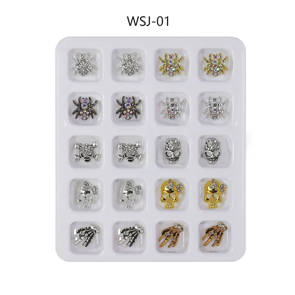 Halloween Nail Art Charms - Tray 20pcs - Image 3