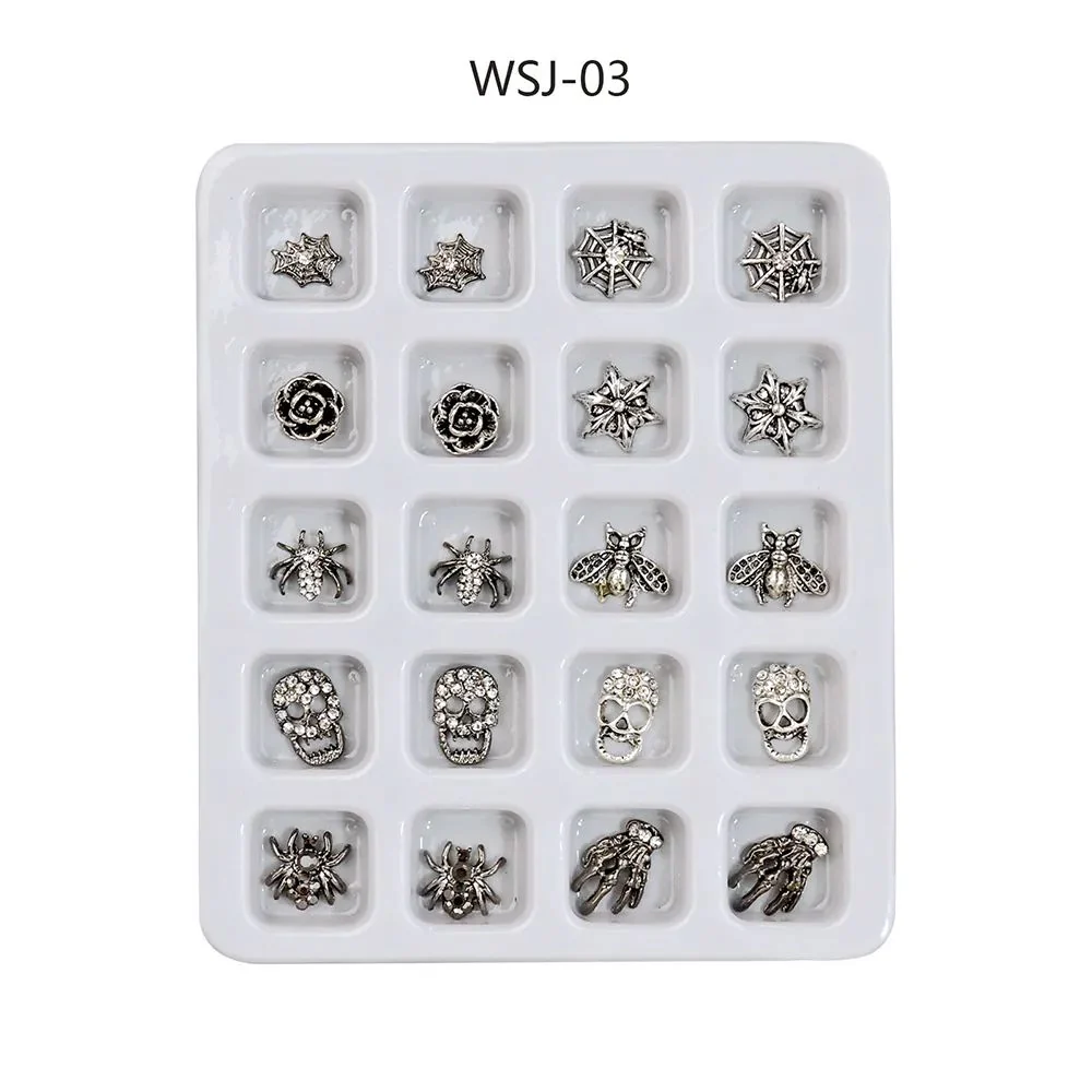 Halloween Nail Art Charms - Tray 20pcs - Image 7