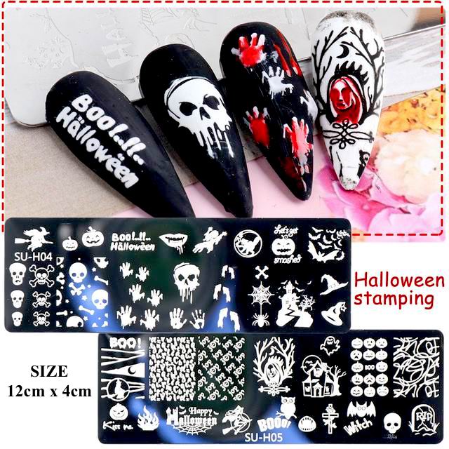Halloween Nail Art Stamping Plates - Image 2