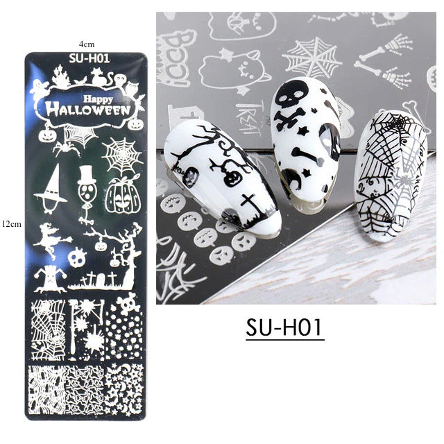 Halloween Nail Art Stamping Plates - Image 3