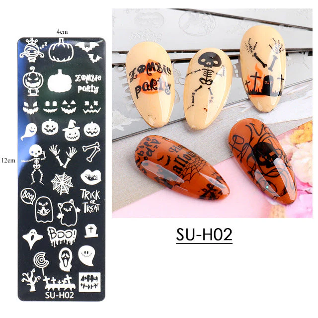 Halloween Nail Art Stamping Plates - Image 4