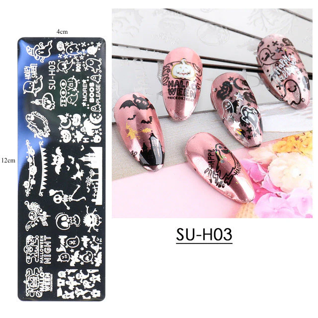 Halloween Nail Art Stamping Plates - Image 5