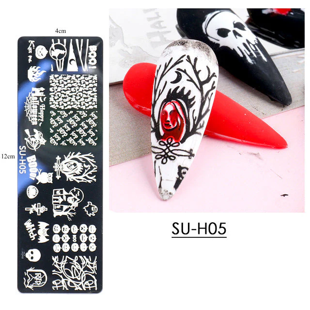 Halloween Nail Art Stamping Plates - Image 7