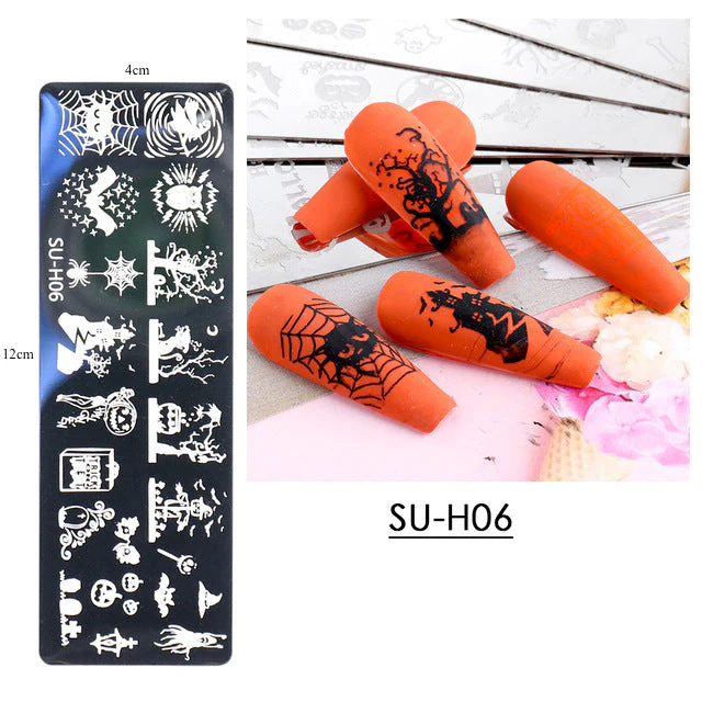 Halloween Nail Art Stamping Plates - Image 8