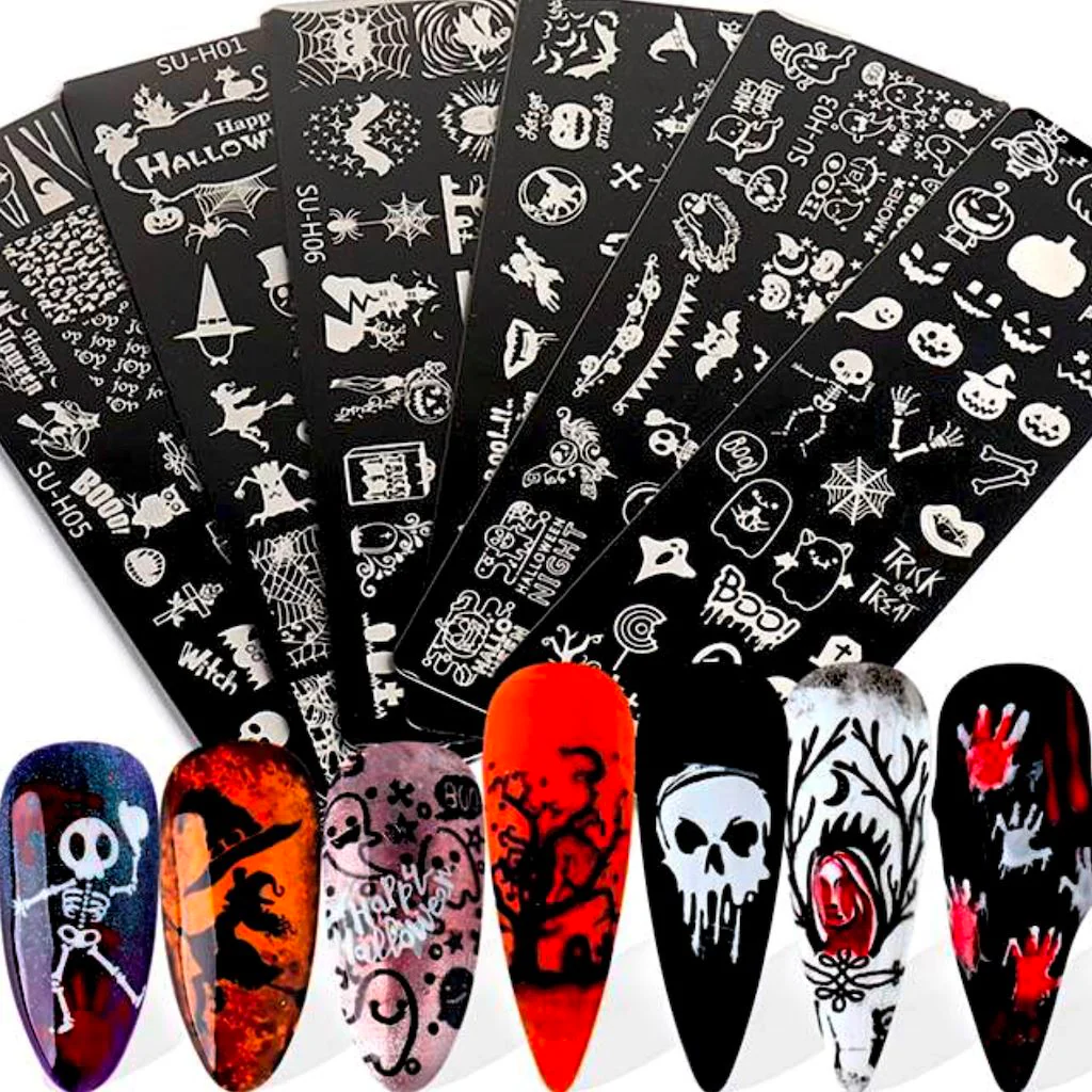 Halloween Nail Art Stamping Plates - Image 9