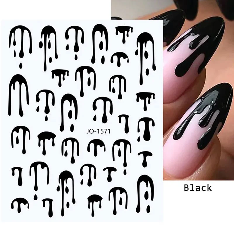 Halloween Nail Art Stickers - JO Series - Image 3