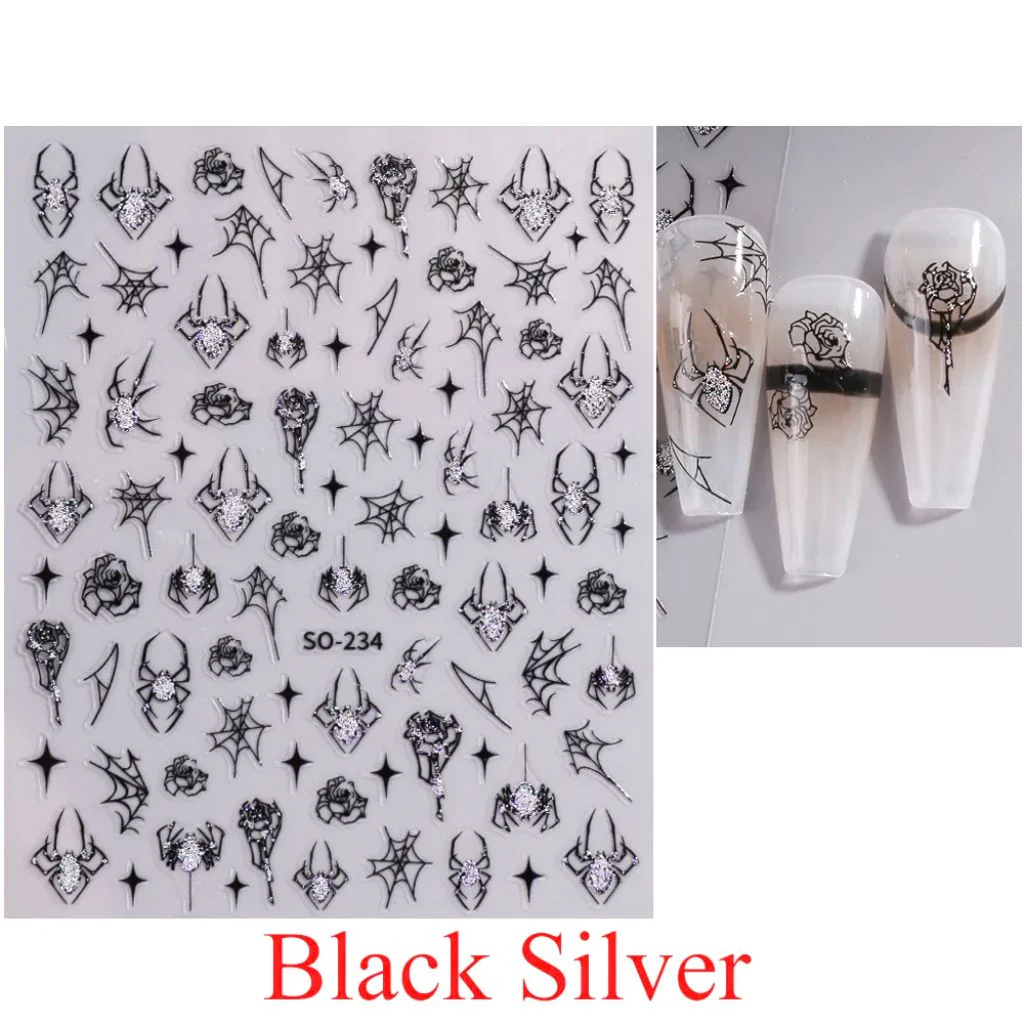 Halloween Nail Art Stickers - SO Series - Image 4