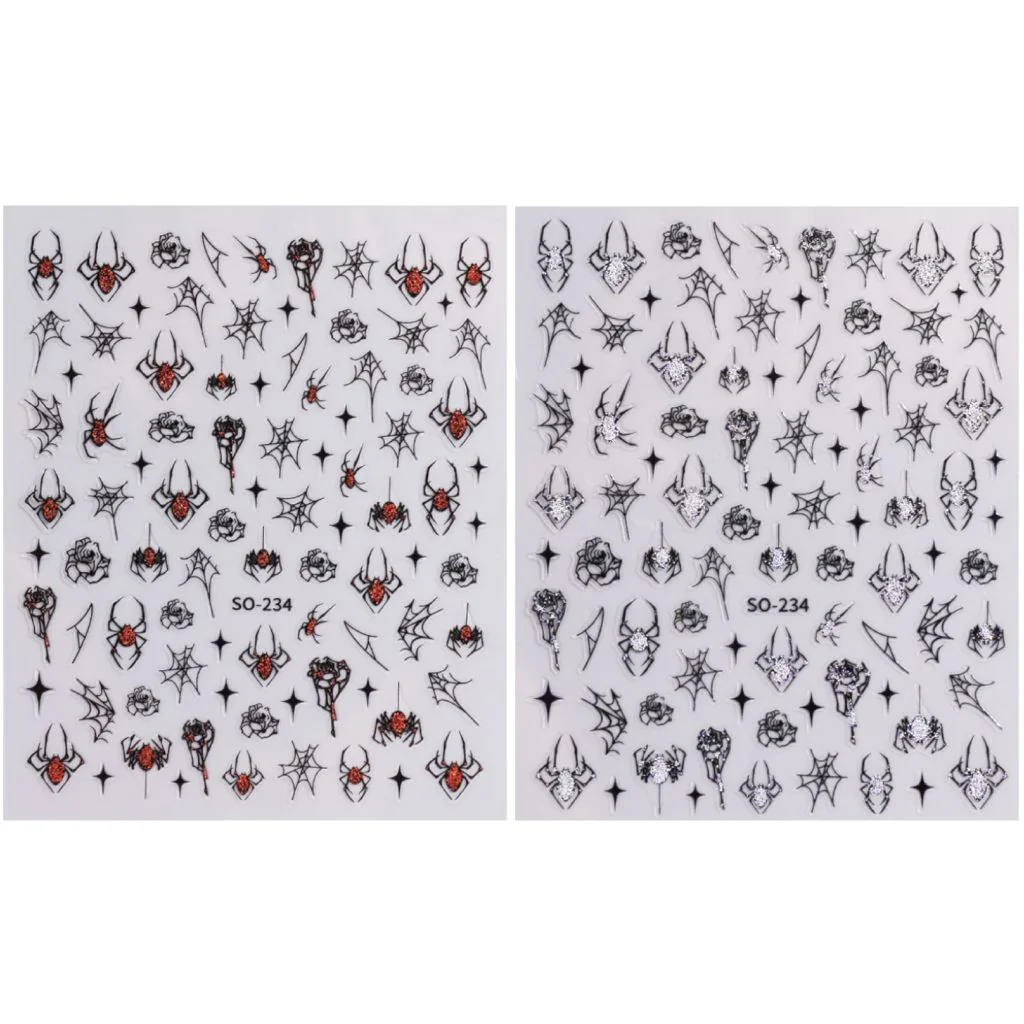 Halloween Nail Art Stickers - SO Series - Image 6