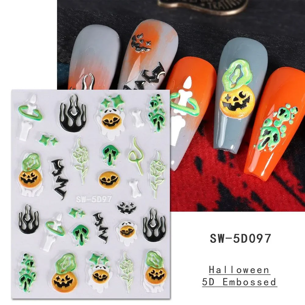 Halloween Nail Art Stickers - SW Series - Image 4