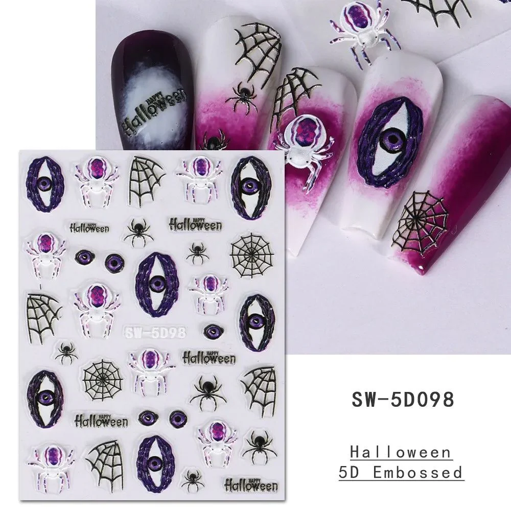Halloween Nail Art Stickers - SW Series - Image 5