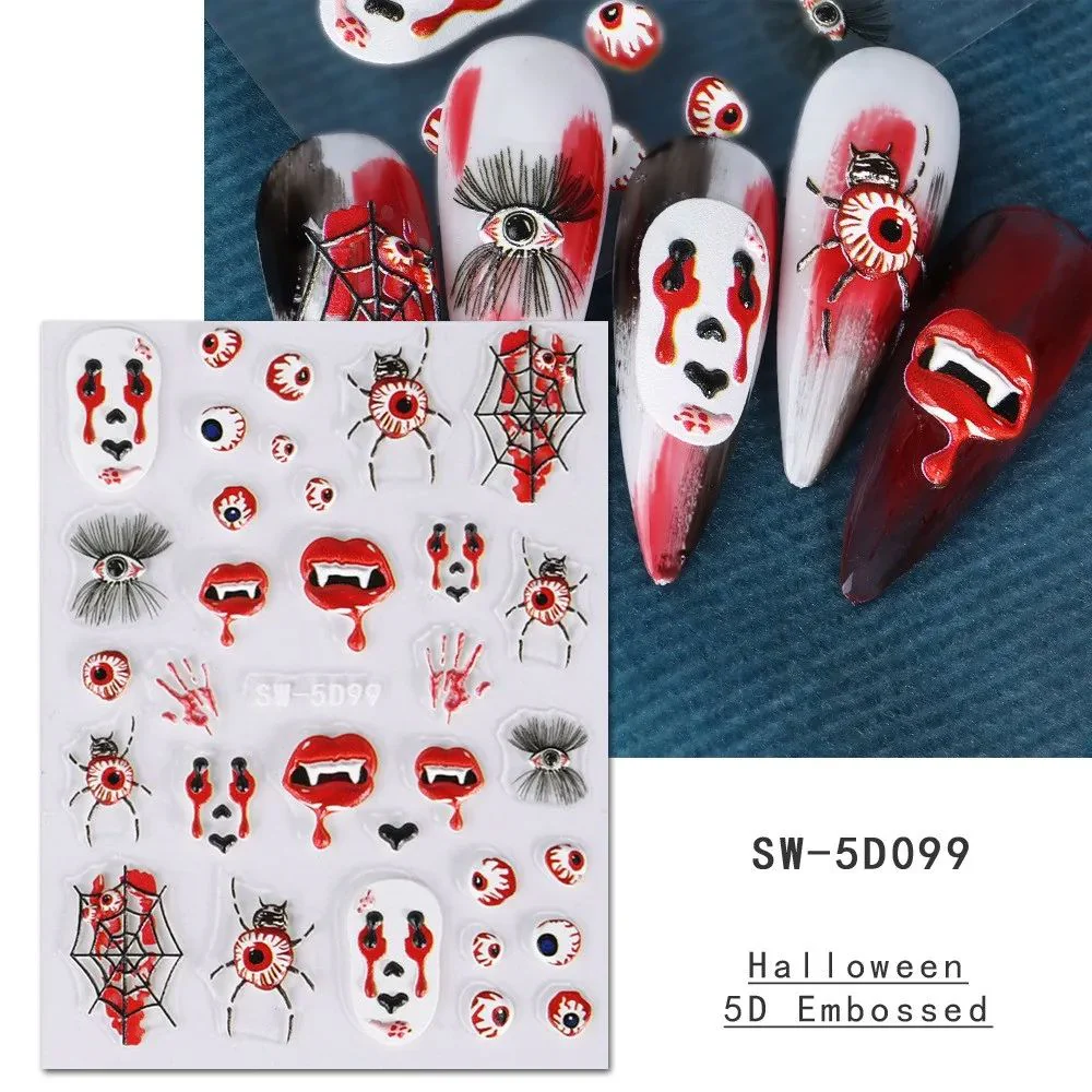 Halloween Nail Art Stickers - SW Series - Image 6