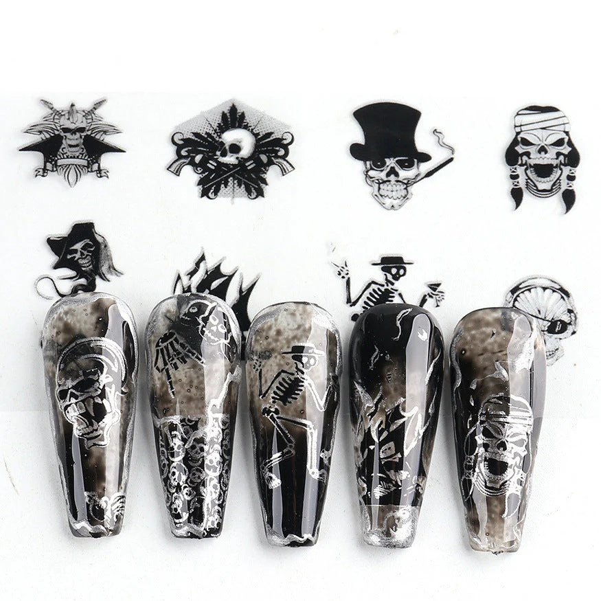 Halloween Nail Transfer Foil 10pcs - Image 4