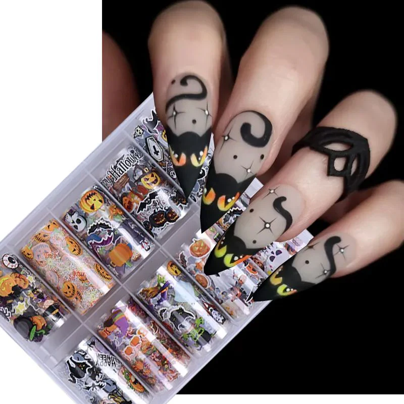 Halloween Nail Transfer Foil 10pcs - Image 6