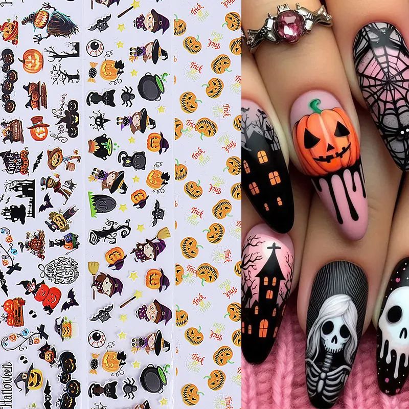 Halloween Nail Transfer Foil 10pcs - Image 7