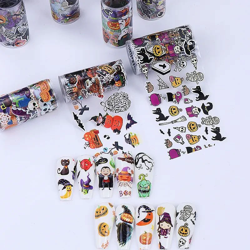 Halloween Nail Transfer Foil 10pcs - Image 8