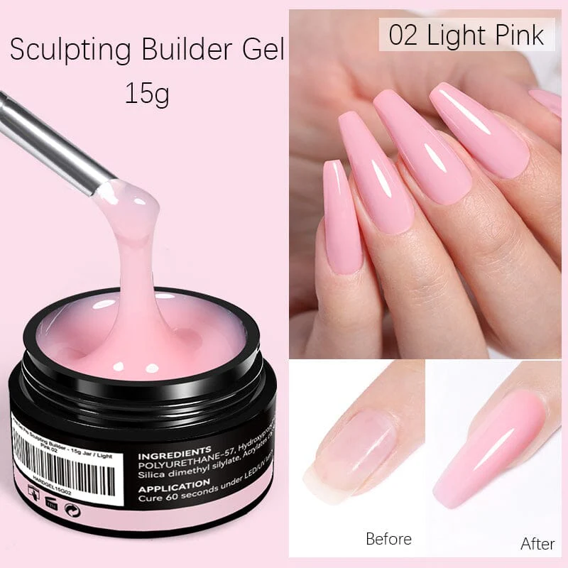 Hard Gel Pro Sculpting Builder - HEMA Free - Image 5
