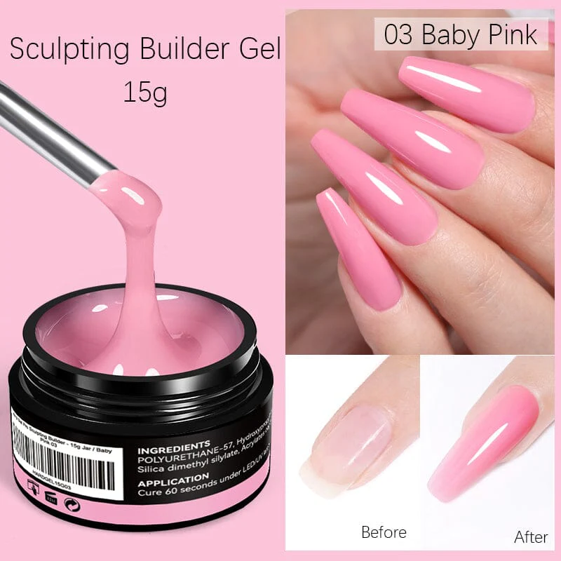 Hard Gel Pro Sculpting Builder - HEMA Free - Image 6