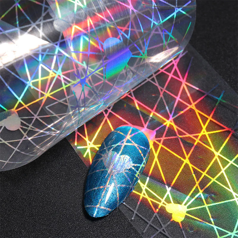 Holographic Laser Nail Foil 10pcs - Image 11