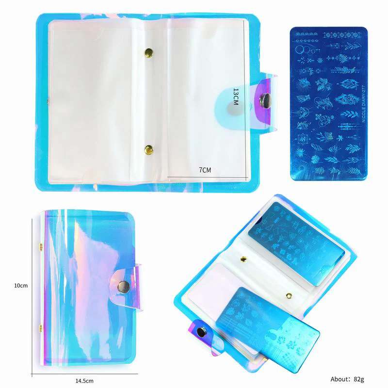 Holographic Stamping Plate Holder Storage Case - 20 Pockets - Image 3