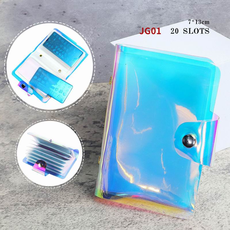 Holographic Stamping Plate Holder Storage Case - 20 Pockets - Image 5