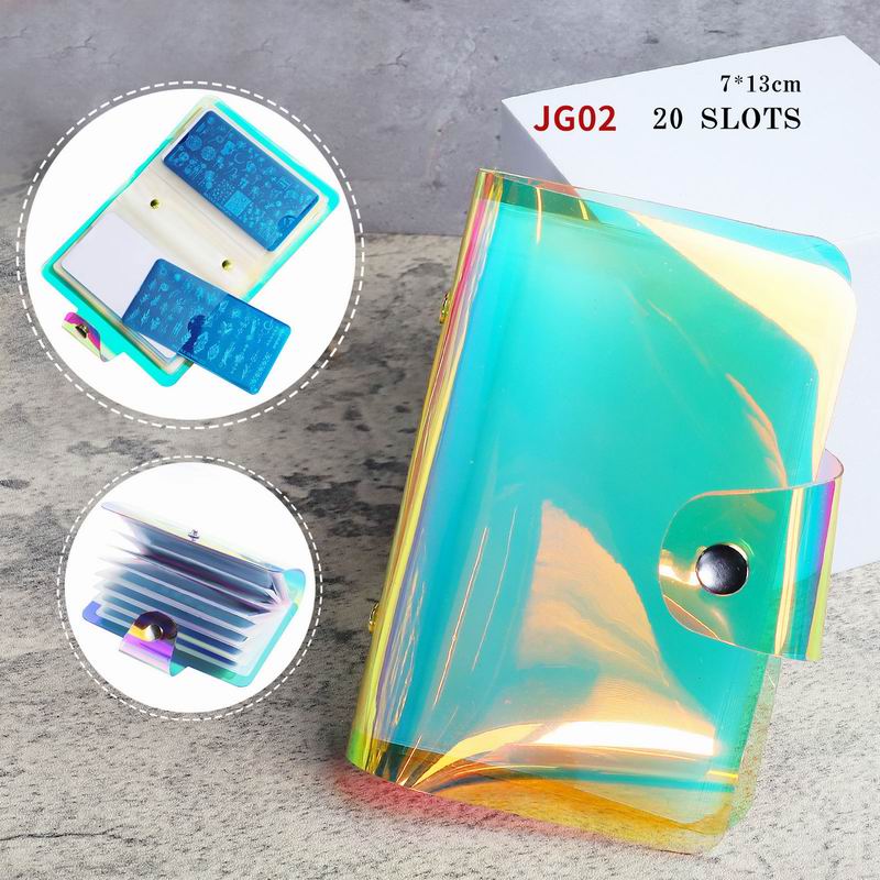 Holographic Stamping Plate Holder Storage Case - 20 Pockets - Image 6
