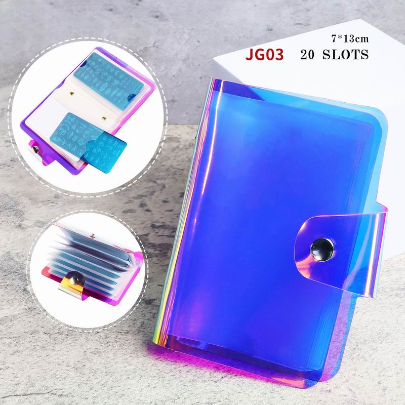 Holographic Stamping Plate Holder Storage Case - 20 Pockets - Image 7