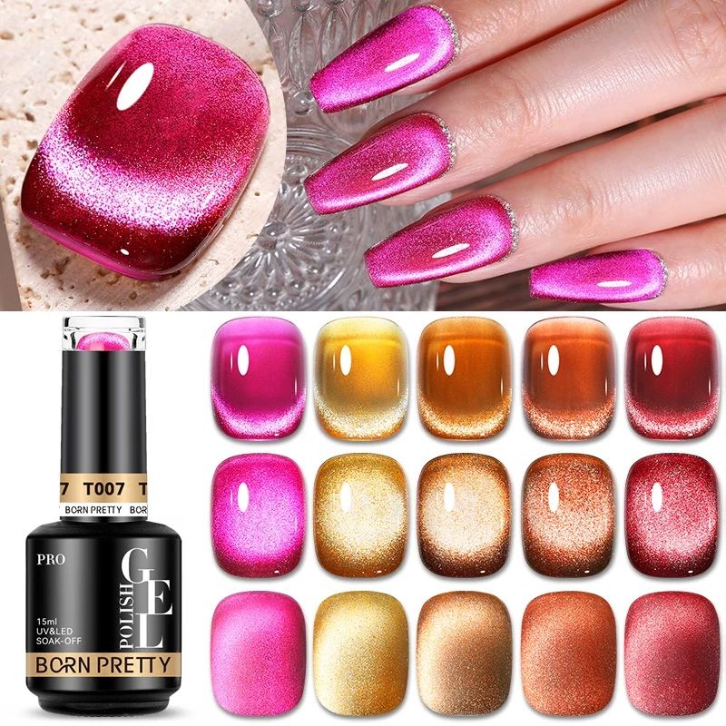 Jelly Amber Cat Eye Magnetic Gel Born Pretty 15ml