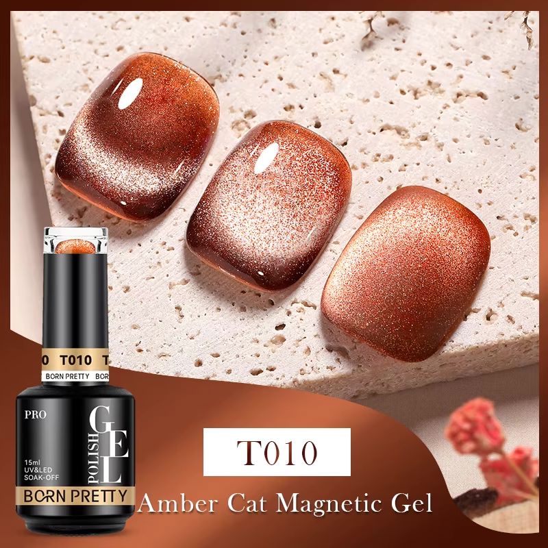 Jelly Amber Cat Eye Magnetic Gel Born Pretty 15ml - Image 7