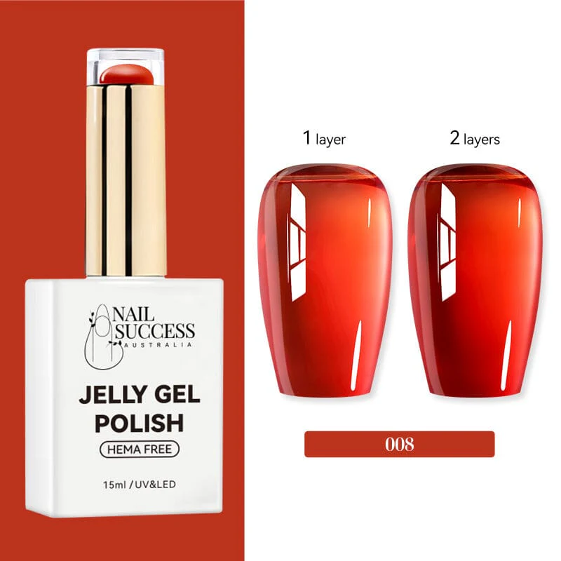 Jelly Gel Polish Colours Hema Free Nail Success 15ml - Image 12